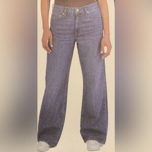 Aero Woman’s Size 14 High Rise Wide Leg Blue Jeans NWT